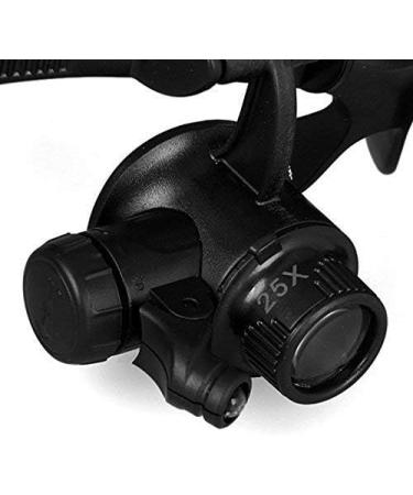 10X15X 20X 25X 4 Group Lens Double Glasses Head-Mounted LED Magnifier Combination Packages Good Times - Buy Online on GoSupps.com