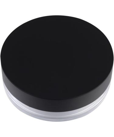 BIUDECO 2pcs Loose Powder Box with Compartment Powder Puff Holder Loose Powder Case Empty Powder Case Black - Buy Online on GoSupps.com