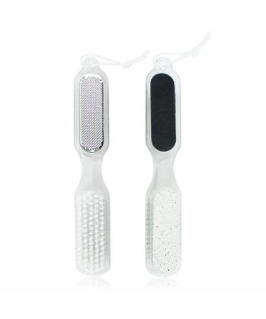 Pedicure Paddle Multi Purpose Foot Rasp and Sand Paper Foot Filer with Pumice Stone Callus Remover Exfoliate Hard and Dead Skin Foot Care Home Scrubber Tool for Men and Women (4 in 1)