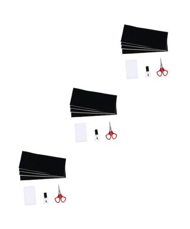 Mobestech 3 Sets Forefoot Anti-Slip Stickers Nonslip Shoes Sticker Sole Protective Sticker Self-Adhesive Sole Pad Leopard Hair Nets Nonslip Shoe Pad Rubber Non-Slip Shoes High Heel