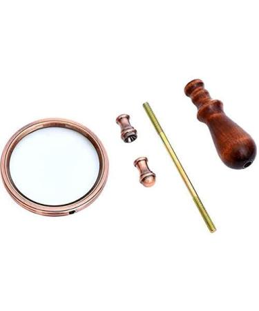 Wooden Handle Magnifying Glass Retro Magnifying Glass Small Font High Magnification Magnifying Glass Handheld Magnifying Glass Gift 88mm 225mm Made in China - Buy Online on GoSupps.com