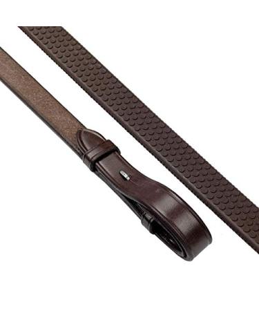 Cwell Equine Durable Quality Rubber Reins Black/Brown Horse/Cob/Pony (Full Black) Full Black - Buy Online on GoSupps.com