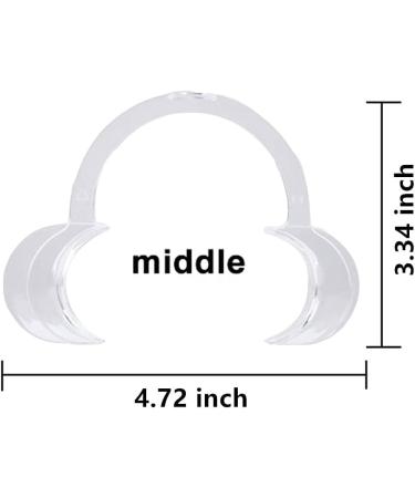 10pcs C-Shape Cheek Retainer - Disposable Mouth Opener for Teeth Whitening & Speech Games - Size M White - Buy Online on GoSupps.com