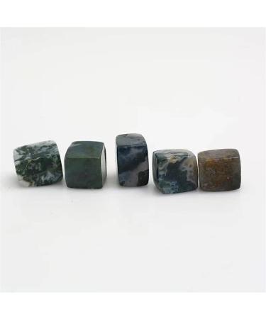 Specimen 10pc 15mm-20mm Natural Carving Quartz Aquatic Agate Cube Stones Crystal Gravel forCraftsStone Stone Crystal Reiki - Buy Online on GoSupps.com