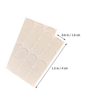 Lurrose 60pcs Ear Lobe Support Patches- Silicone Earring Lifting Stickers for Prominent Ear Pinning- Ear Care Corrective Products - Buy Online on GoSupps.com