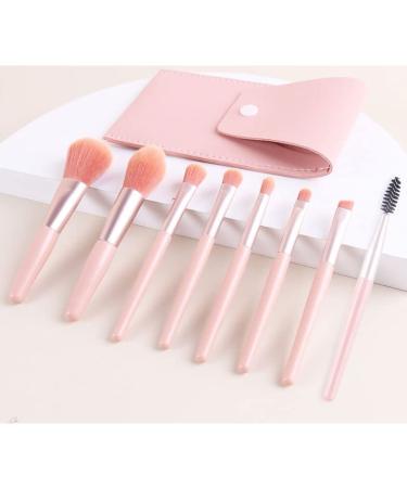 Shop 8-Piece Mini Makeup Brush Set - Portable Eye Shadow Tools for Flawless Application - Buy Online on GoSupps.com