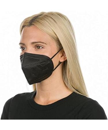 Tradeforth GmbH 100x Black FFP2 Protective Masks - 5 Layer CE2841 Certified Individually Packed for International Shipping - Buy Online on GoSupps.com