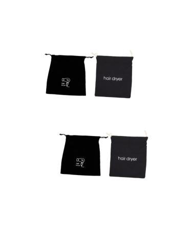MAGICLULU Hair Dryer Bag 4 Pcs Hair Dryer Storage Bag Duffle Bag for Travel Hair Blower Bag Mini Drawstring Pouch