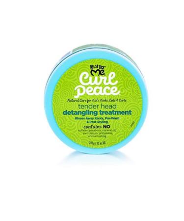 Just For Me Curl Peace Tender Head Detangling Treatment - Rinses Away Knots  Pre-Wash  Post-Styling  Contains No Parabens  Sulfates  Mineral Oil  Petrolatum  or Animal Testing  12 oz 12 Fl Oz (Pack of 1)