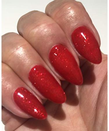 Bluesky Nail Gel Polish Chistmas Party Red Collection Choose your Gel Glitter or Sparkle UV LED Soak Off 10ml (Sparkle)