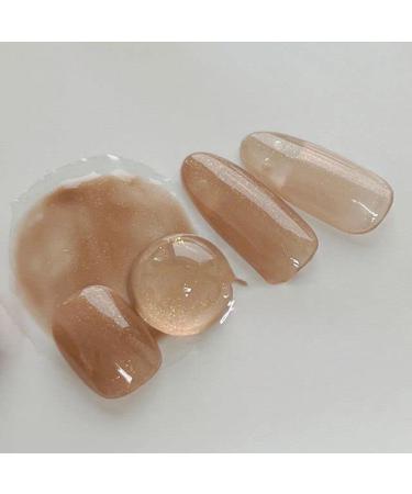 15ml Nude Ice Transparent Pearl Jelly Gel Nail Polish Semi Permanent Soak Off Nail Lacquer Varnish Phototherapy Manicure Tool| | - - (Color: 3)