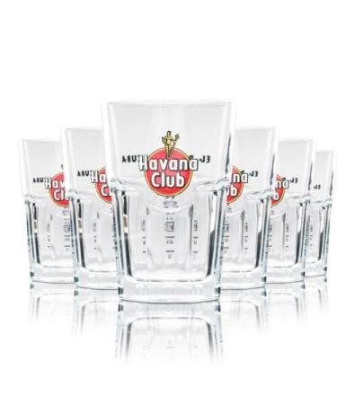 6 Havana Club Cuba Libre / Mojito glasses