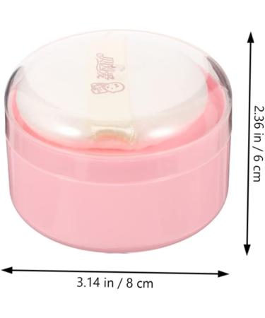 Kisangel Baby Powder 12 Pcs Body Powder Puff Box - Pink Compact Child Synthetic Sponge - Travel-Sized Baby Powder - Buy Online on GoSupps.com
