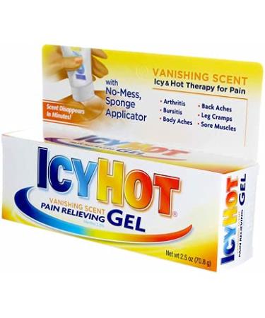 Icy Hot Vanishing Gel 2.5oz - Maximum Pain Relief Gel for Fast Relief | International Shipping Available - Buy Online on GoSupps.com