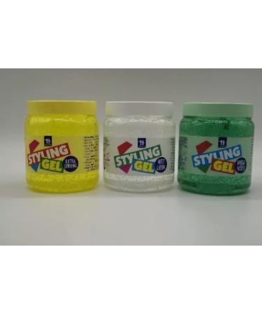 DISNEY Styling Gel Mega Hold Wet Look en Extra Sterk 3 x 500 ml