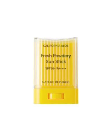 BC233 California Aloe Fresh Powdery Sun Stick Suncream Sunscreen SPF50+ PA++++ (24g 0.77 oz) 1 Count (Pack of 1)