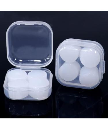 Sleep earplugs 16/ 8Pcs Soft Silicone Earplugs White Noise Reduction Soundproof Earplug Swimming Accessories Ear Plugs for Sleep (Color : 8Pcs 2Box) - Buy Online on GoSupps.com