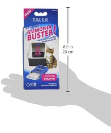 Catit Magic Blue Ammonia Buster - Eliminates Urine Odor for a Fresh Litter Box - Buy Online on GoSupps.com