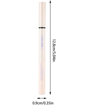 Double Lower Eyelash Pencil Eyeliner Pencil Waterproof Smudge Proof Bottom Eyelashes | Eye Liner Liquid Eyeliner Two-Claw Bottom Lashes Pencil for Eye Makeup Pochy 02# Fog Gray Brown - Buy Online on GoSupps.com