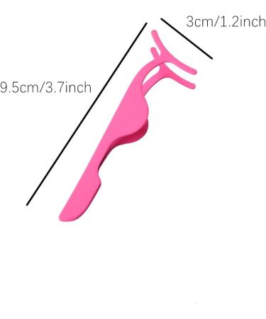 False Eyelash Applicator Set - 2PCS Stainless Steel Tweezers for Easy Magnetic Eyelash Application | Pink & Black - Buy Online on GoSupps.com