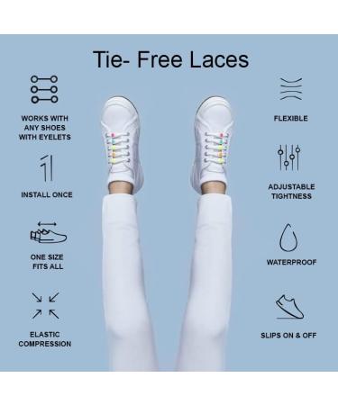 HICKIES 2.0 Elastic Tie-Free Shoelaces - Translucent No Ties Needed Perfect for All Shoes International Shipping Available - Buy Online on GoSupps.com