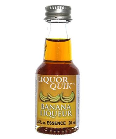 Liquor Quik - HOZQ8-320 Natural Liquor Essence, 20 mL (Banana Liqueur)