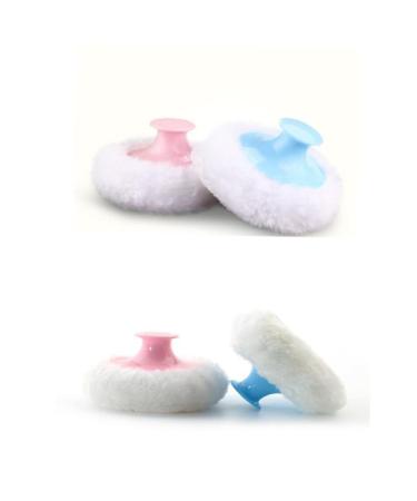 Healifty 4pcs Face Powder Puff Body Puff Baby Sponge for Bathing Talcum Powder Puff Large Powder Puff Woods of Windsor Blender Loose Powder Loose Powder Puff Newborn Big Puff Washable