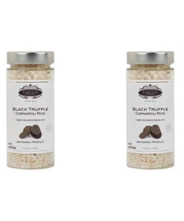 Carnaroli Risotto Rice with Black Truffle, Whole grain,100% Italian risotto rice, Perfect for risotto rice, Imported from Italy, 2 units 8.8 OZ each by Tita Italian