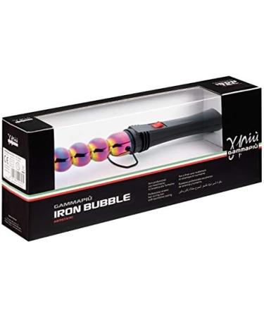 Gamma Pi Professional Curling Tong Iron Bubble Rainbow. Wide and Narrow Waves. Heat Resistant Tip. Long Motion Blur. Rapid Heating. Reduces Electrostaticity. Styling. Italian socket 33 mm - Buy Online on GoSupps.com
