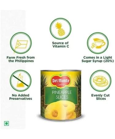 Pineapple Pineapple Slice in Juice 435 g - Buy Online on GoSupps.com