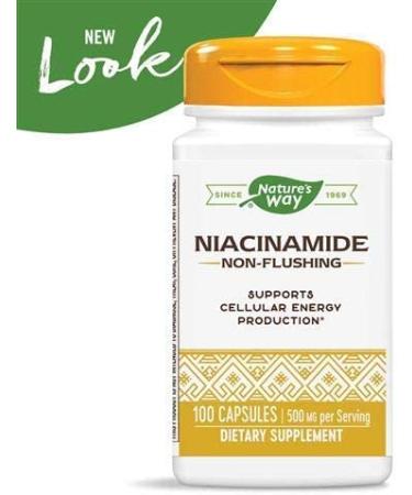 Nature's Way Niacinamide 500mg - Pack of 3 | Triple Pack for Skin Health and Wellness - Buy Online on GoSupps.com