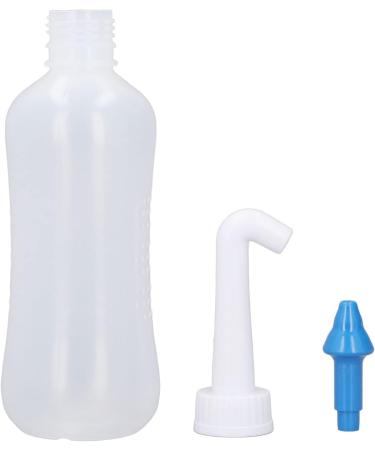 Nasal Irrigation Bottle 300ml for Adults and Children - Blue Nose Wash Cleaner for Rhinitis and Allergies - Buy Online on GoSupps.com