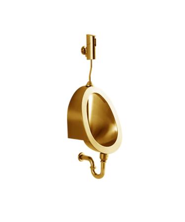 Wall-Mounted Induction Drainage Public Toilet Urinal Commercial Bathroom Urinal Funnel Toilet 304 Stainless Steel Spill Proof Men's urinals for Hotel Toilets Bathroom A