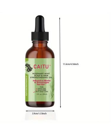 100% Pure Rosemary Oil from Greece with Biotin | CAITU for Hair Follicle Stimulation & Thickening - Buy Online on GoSupps.com