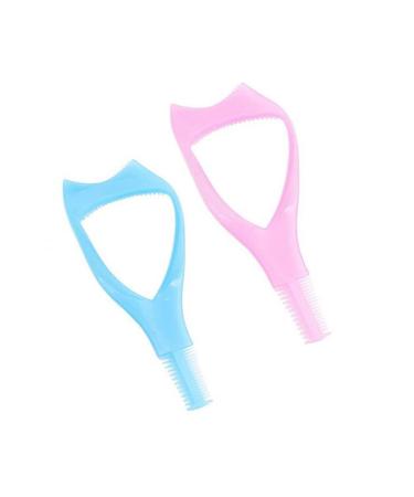2 pieces of plastic make-up eyelash tool upper eyelash mascara Guard Applicator Instructions with eyelash comb eyes make-up tool for women lady girls