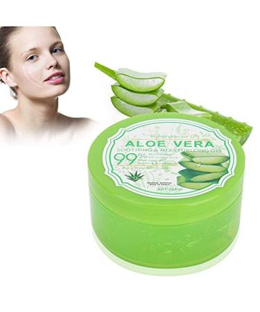 300g aloe vera gel donates moisture for damaged skin relieves acne scars and redness dry and rough sunburned skin repair scars soothing and anti -inflammatory