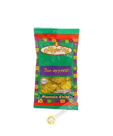 MISTER HO Salted Plantain Chips 85g COSTA RICA - Pack of 6 pcs