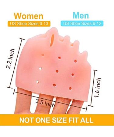 Metatarsal Pads - 6 PCS Breathable Forefoot Cushion Sleeves for Metatarsalgia & Neuroma Relief - Buy Online on GoSupps.com