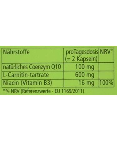 Buy Coenzyme Q10 & L-Carnitine Capsules 30mg + 180mg - 90 pcs | Best International Shipping - Buy Online on GoSupps.com