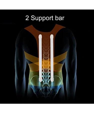 DFHBFG Alloy Bar Posture Corrector | Adjustable Waist & Shoulder Back Brace | Clavicle Support for Slouching & Hunching - S Code Gray International Shipping - Buy Online on GoSupps.com