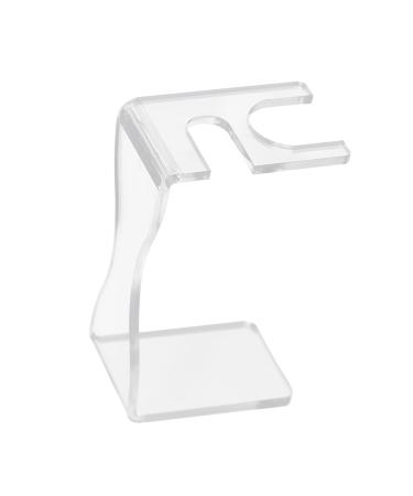 Milageto Men's Razor Stand & Organizer - Durable Non-Slip Base Transparent Design for Wet Shaving Enthusiasts - 11.2 cm High - Buy Online on GoSupps.com