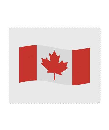 2 x Microfiber Cleaning Cloths "Waving Canadian Flag" (LC00024903)