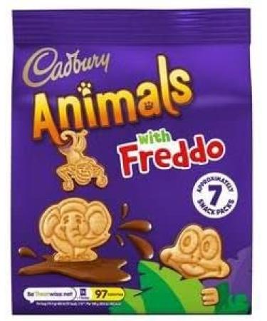 Freddo Animal Selection Mini Biscuits x14 and Chocolate Freddos (18g) x4 - Buy Online on GoSupps.com