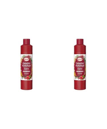 Hela Curry Spice Ketchup extra hot (1 x 800 ml bottle) (Pack of 2) 800 ml (Pack of 2)