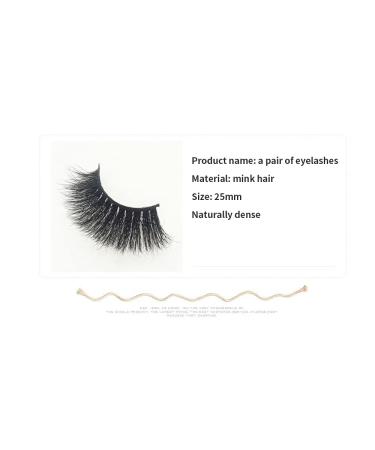 Buy 25mm Natural False Eyelashes - Thick Curly & Dramatic (Pack of 5) for Fashion & Stage Shows - Buy Online on GoSupps.com