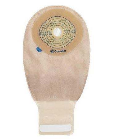 ConvaTec 51416721BX - Esteem + One-Piece Drainable Cut-to-Fit Pouch w/visiClose Modified Stomahesive 12 panel Transparent 2 2/5 by 2 3/4