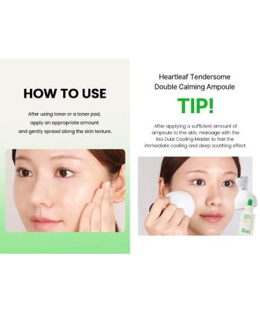 ILSO Heartleaf Tendersome Double Calming Ampoule Ascorbic Acid Niacinamide Soothing serum - Buy Online on GoSupps.com
