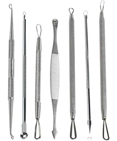 Blackhead Extractor - Blackhead And Acne Extractor - Buylor Blackhead Remover - 7 PCS Face Care Blackhead Pimple Blemish Extractor Remover Tool Set Kit Hot Beauty Tools - Buy Online on GoSupps.com