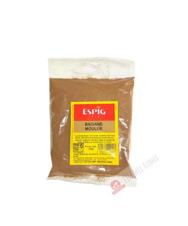 Ground Star Anise - Ground Badiane 50 g - Pack of 3