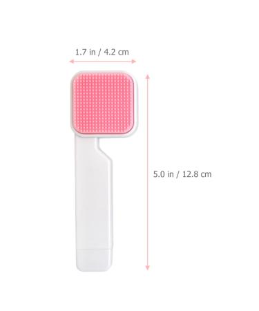 FRCOLOR 2pcs Square Silicone Facial Cleansing Brush - Deep Cleaning Scrubber for Pores & Face Manual Household Tool - Buy Online on GoSupps.com
